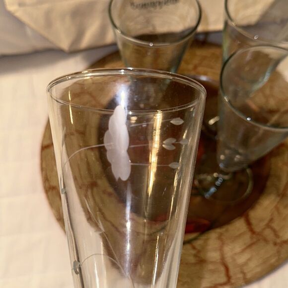 Princess House set of 4 Finely Crafted Crystal Glasses - Picture 3 of 16